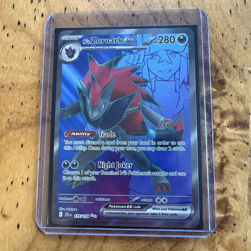 Pokemon TCG N's Zoroark ex 175/159 Journey Together Holo Rare‎